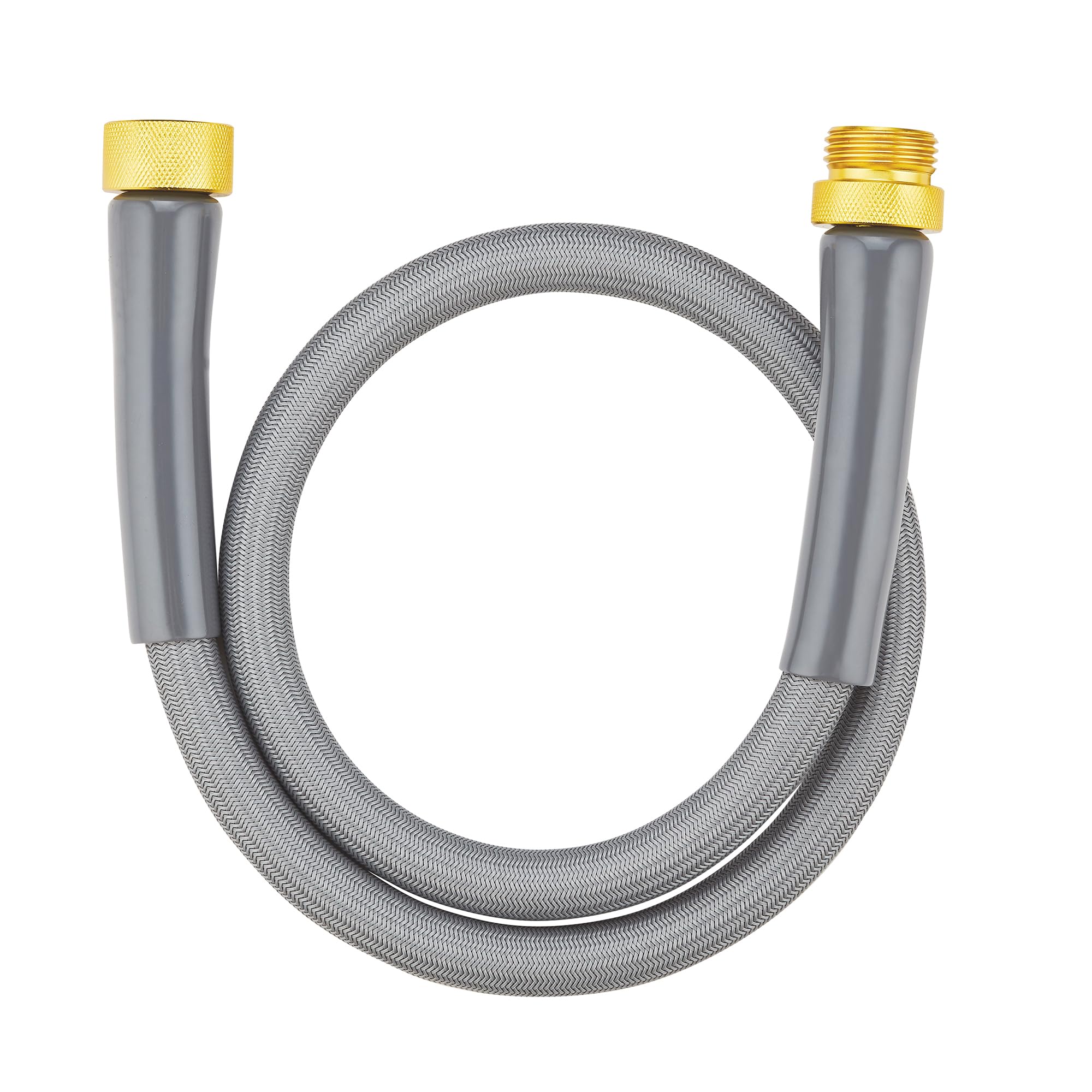 SKYWARD Short garden hose with Female to Male Metal Connector, nylon braided, inner tube PVC material, flexible and lightweight, Kink Free Water Hose, easy to use & Store (3ft)