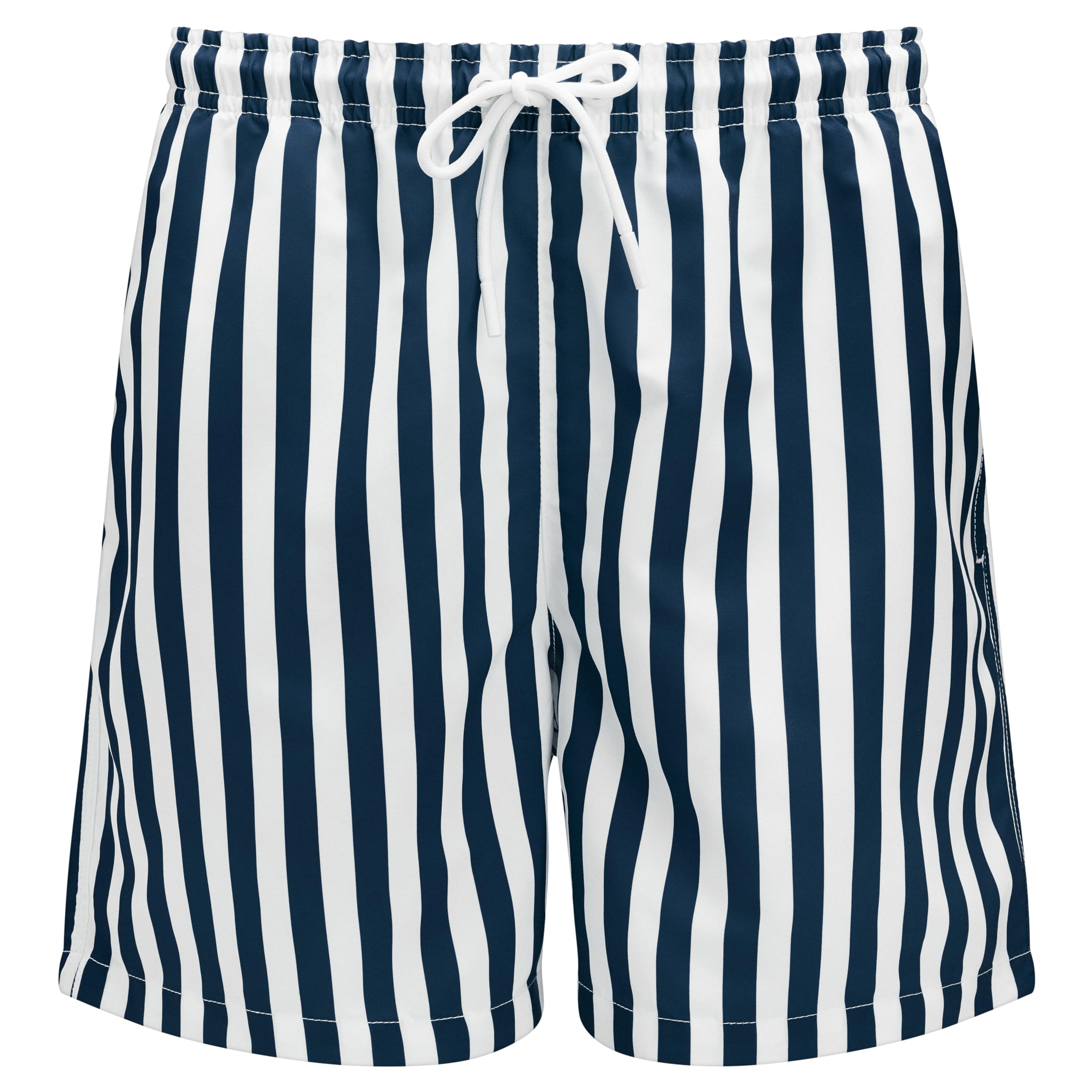 Trendhim Short de bain rayé pour homme | Short de bain à séchage rapide de 46 cm avec taille élastique | Vêtement de plage léger en plusieurs couleurs | Design danois pour la piscine et l'été