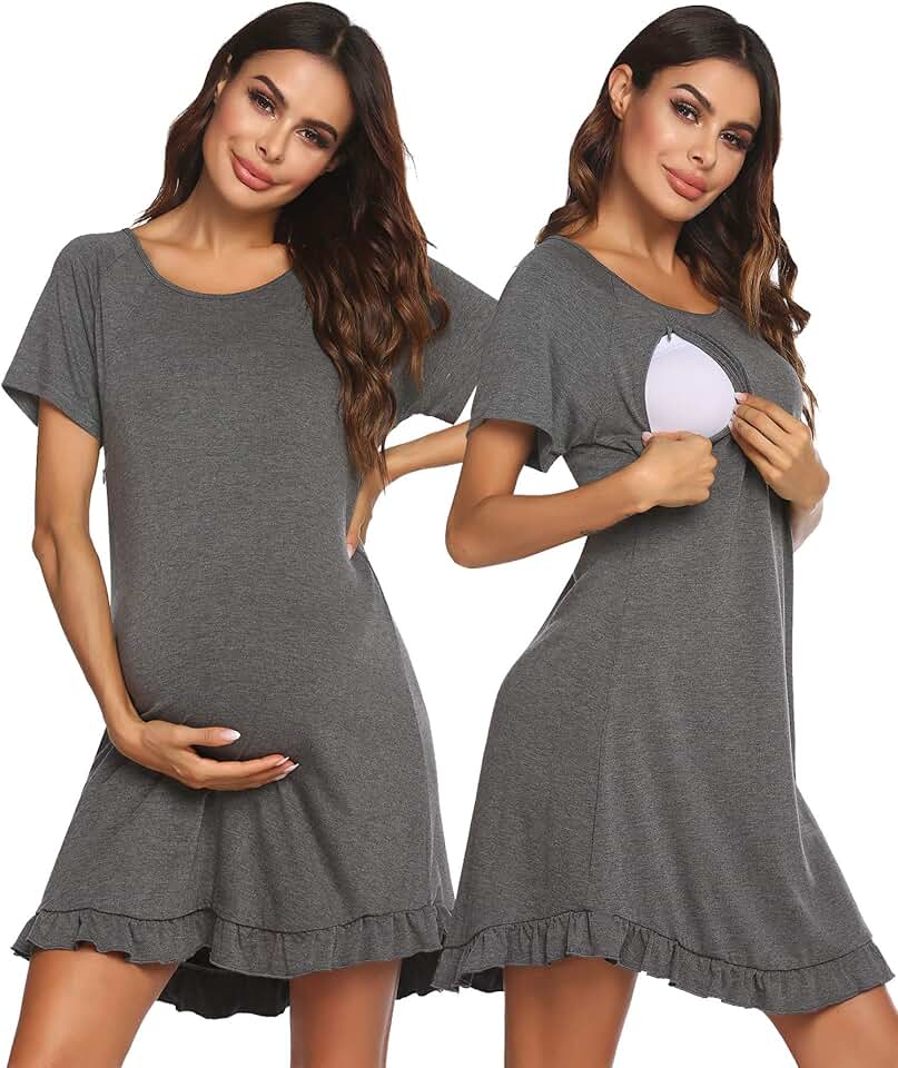 Maternity Nursing Sleep Shirts Nightgowns