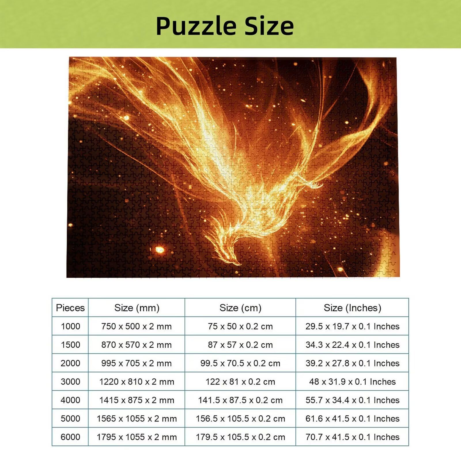 Puzzle Rêve 6000 Pièces Adultes, Puzzle 6000 Pièces pour Adultes et Enfants à Partir de 14 Ans, Phénix Puzzles Bois de Qualité Supérieure avec Une Boîte d'emballage Exquise, Cadeau Femme/Homme H-4256
