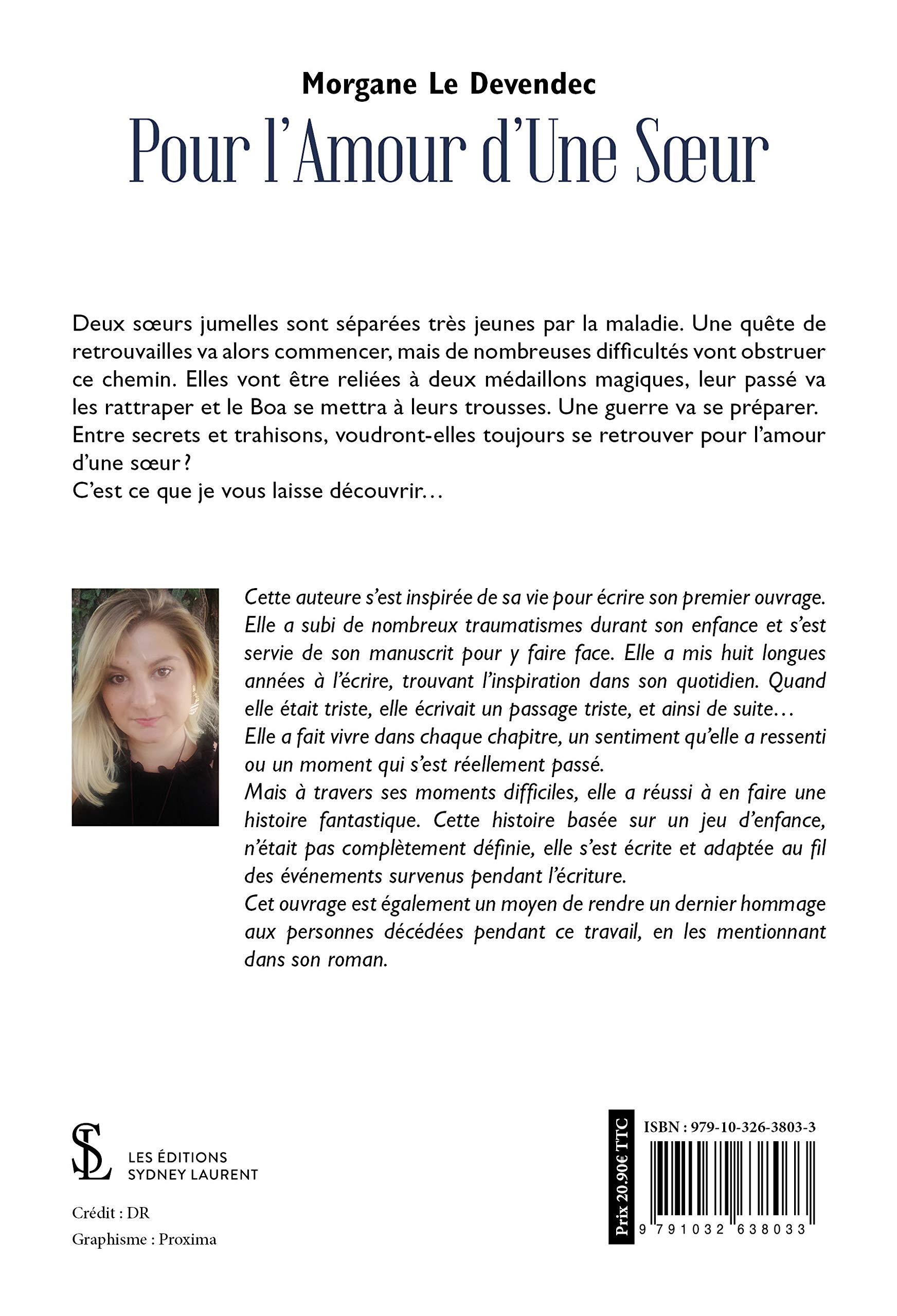 Amazon Fr Pour L Amour D Une Sœur Le Devendec Morgane Livres