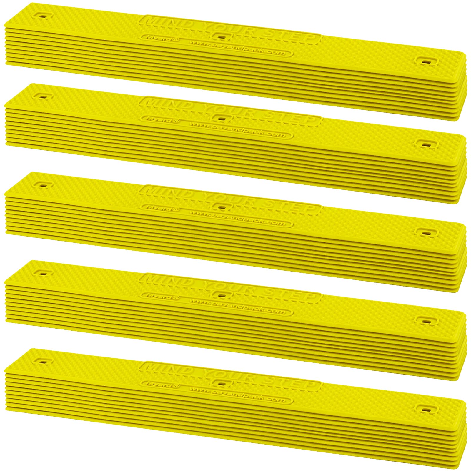 Myard Stair Treads 16"x2" Screw Down Strip For Plastic Safety Stair Increase Safety On Slippery Stairs, Non-Slip, For Decks And Stairs, Screws Included (Qty 2, Black - View #8