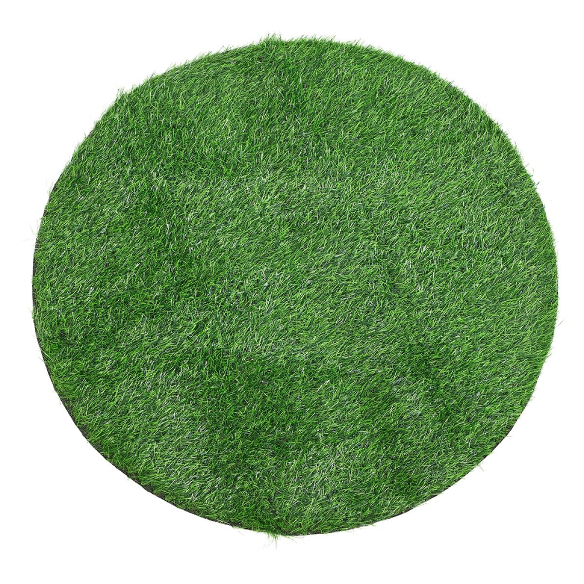 SHINEOFI Tapis de Gazon Artificiel Rond 80 CM Épaisseur 2,5 CM pour Décoration Cuisine et Table Extérieure