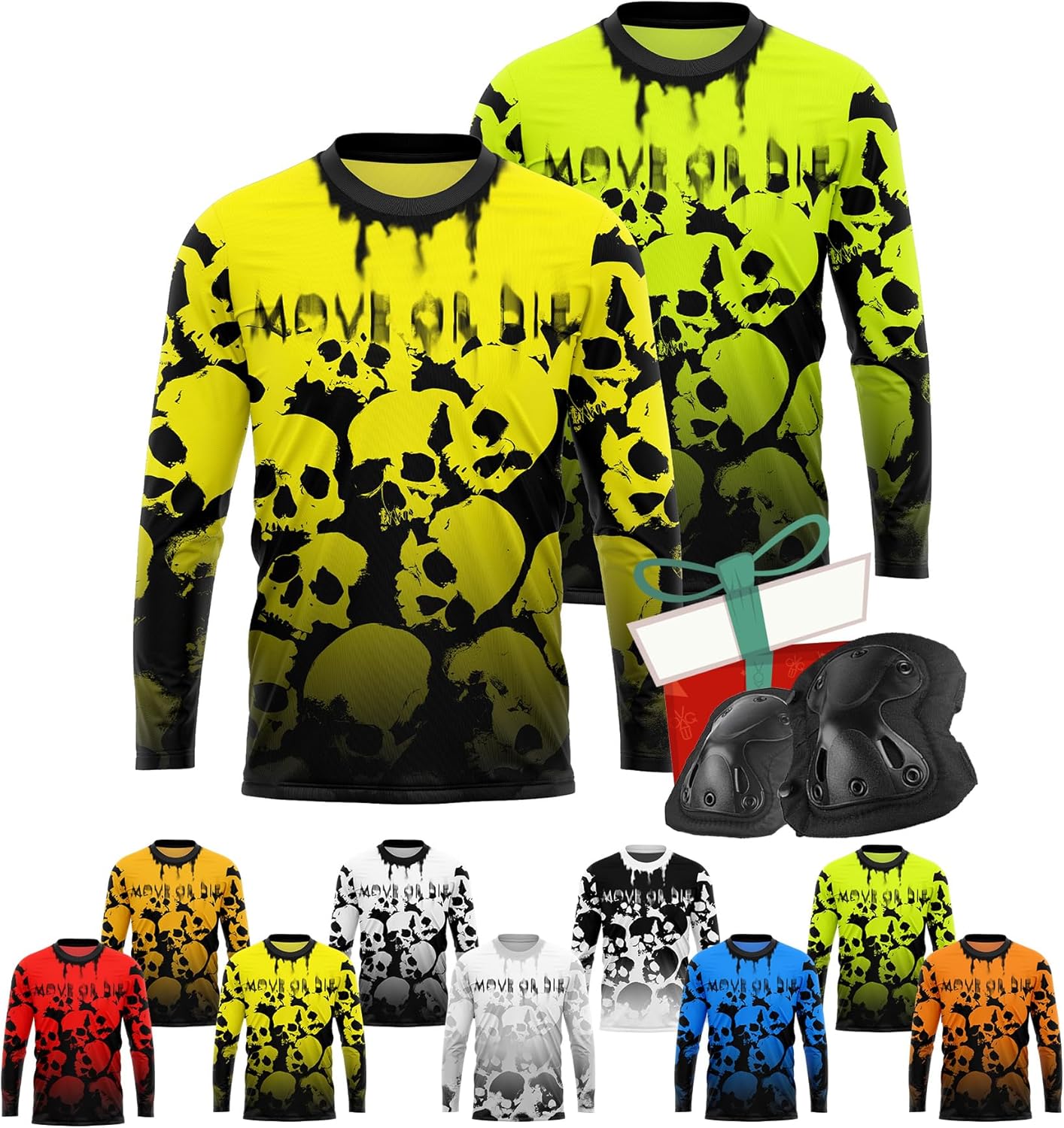 Men's Mountain Bike Jersey Long Sleeve Off-Road Mexico Jersey Downhill&Motocross Shirts Motorcycle Clothes