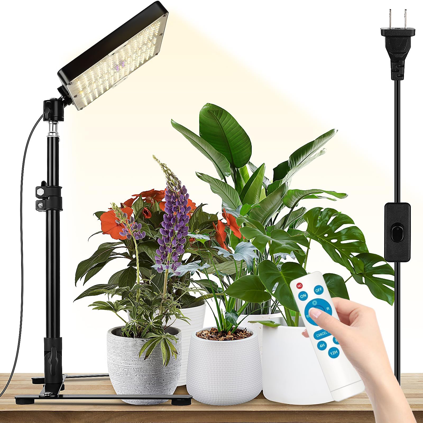 Sondiko LED Grow Light with Stand, Desk Grow ing Light