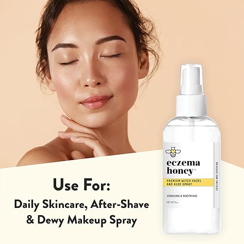 Miniatura 9 de ECZEMA HONEY Loción corporal premium de hamamelis y aloe y avena - Reparación natural de la piel seca - Para pieles sensibles