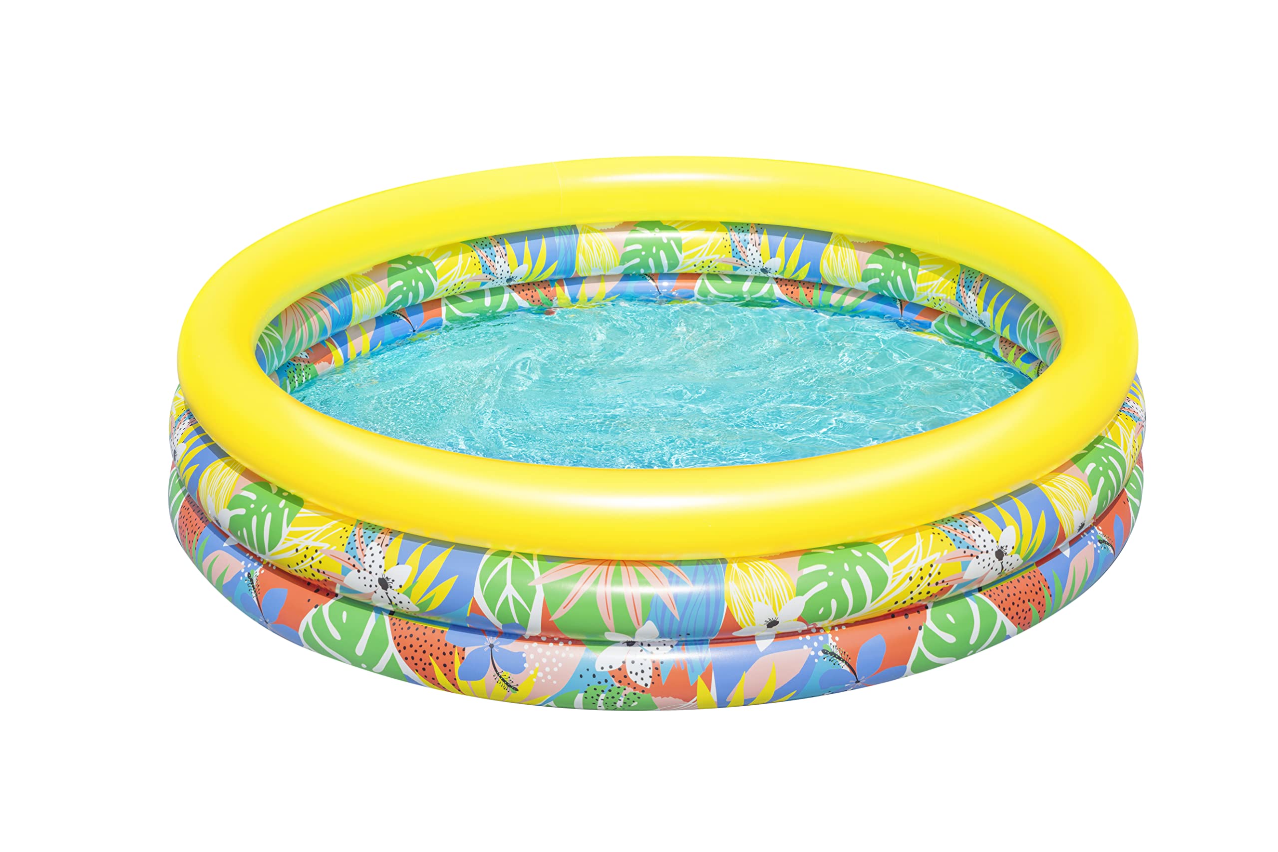 Bestway Play Paddling Pool | Floral Inflatable Kids Pool, for Toddlers, Girls and Boys, 1.68 m x 38 cm