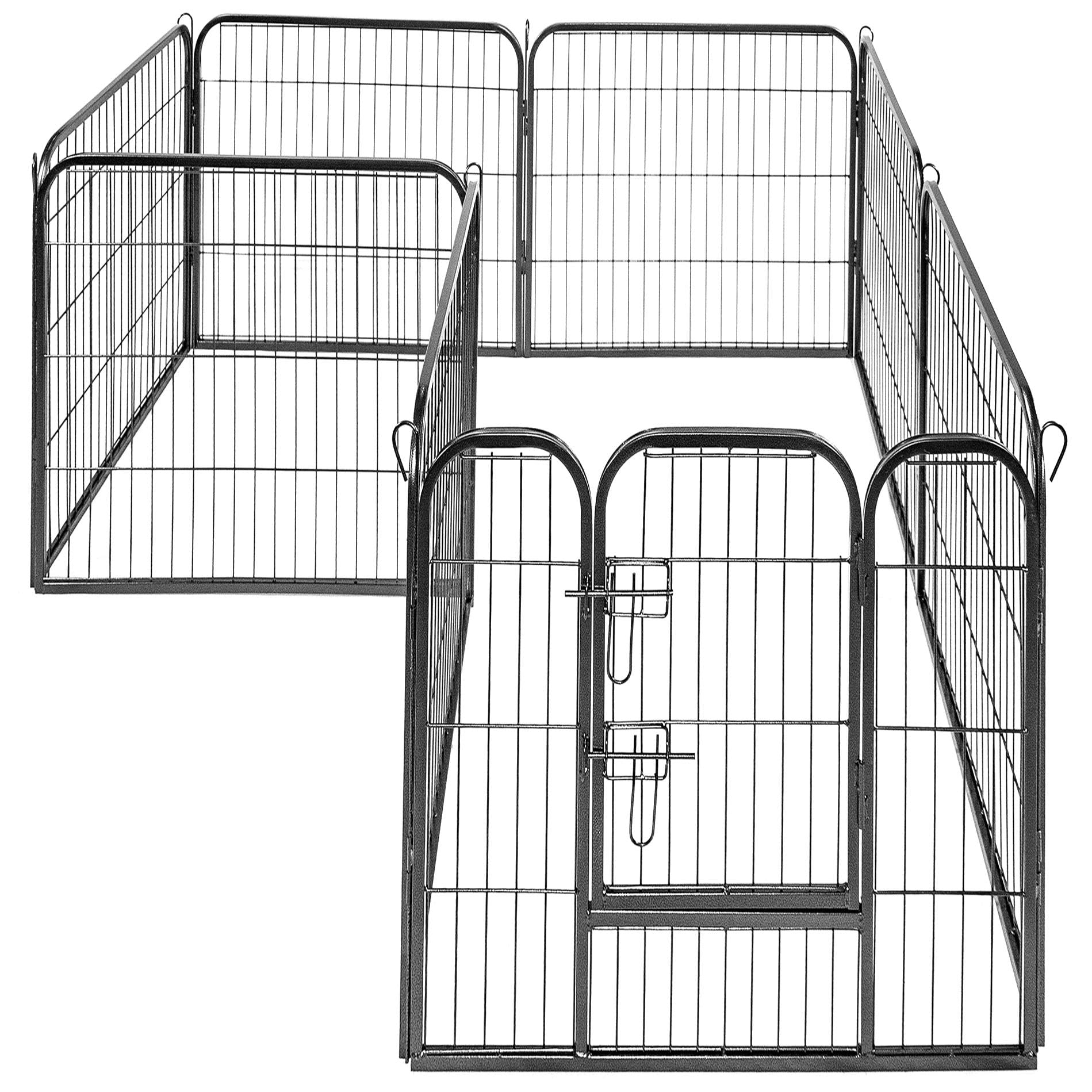 Melko Puppy-uitloop, 8 elementen, elk 80 x 80 cm, vrije uitloop
