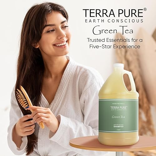 Miniatura 8 de Champú Terra Pure Hotel  1 galón  Para alquileres de hostelería y vacaciones para recargar dispensadores  (galón)