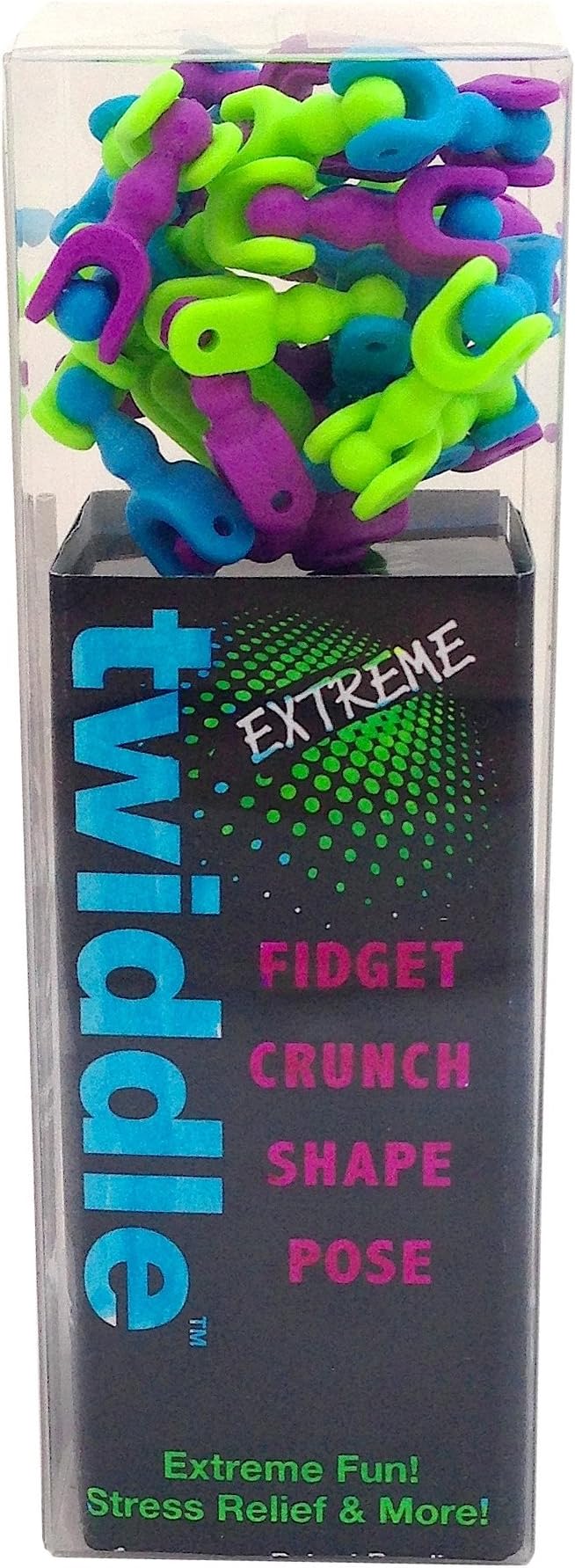 Extreme Crunch Safe Toy, Blue/Green/Purple