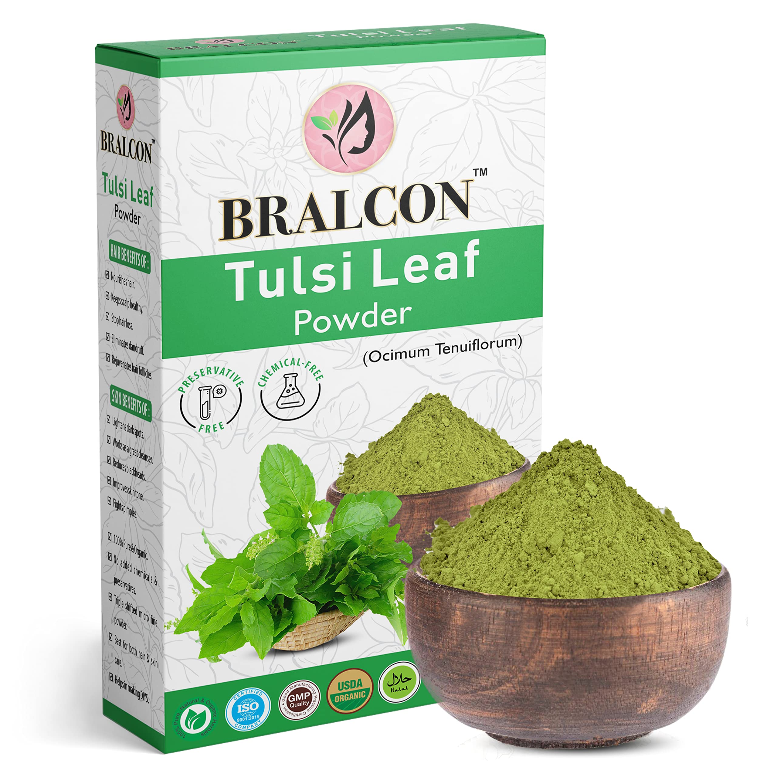 Buy BRALCON Tulsi Leaf Powder100g 100 Natural Tulsi Leaf Powder