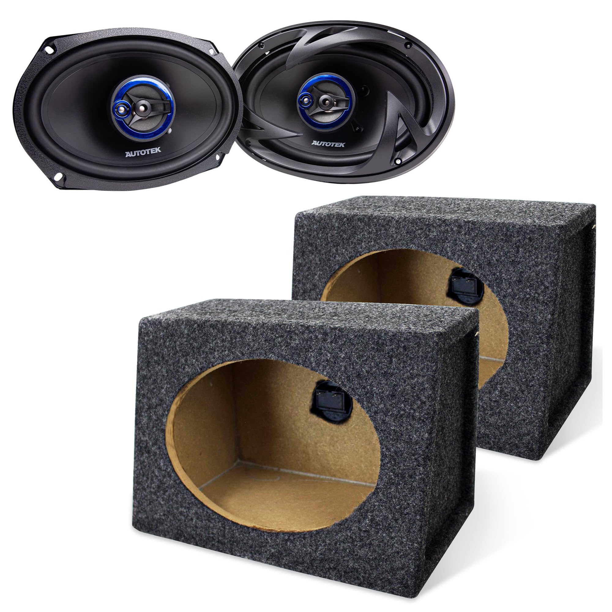Amazon.com: Autotek Street Machine 6x9 3-Way Coaxial Speaker Pair