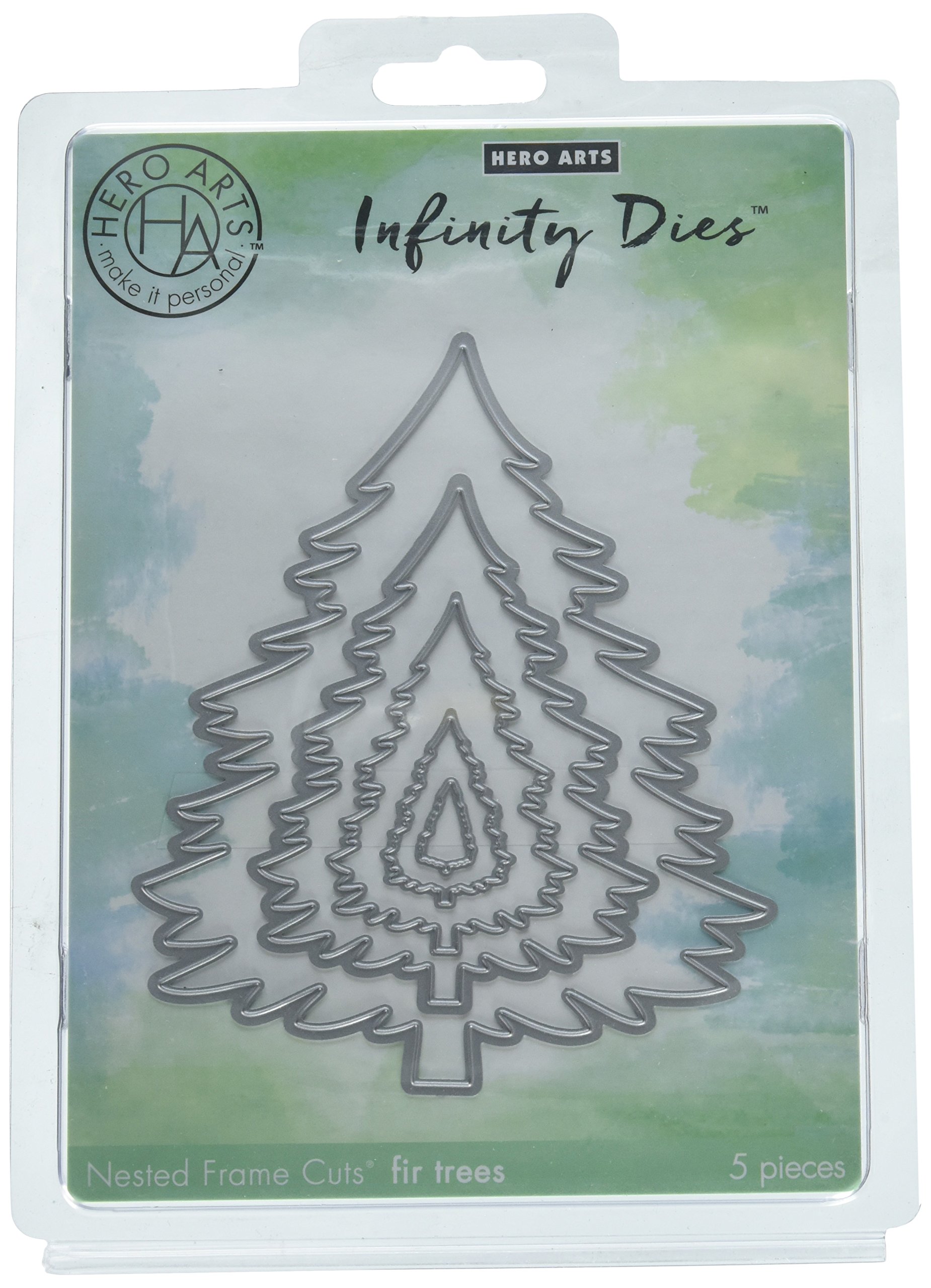Amazon.com: Hero Arts DI404 Infinity Dies, Fir Trees Infinity