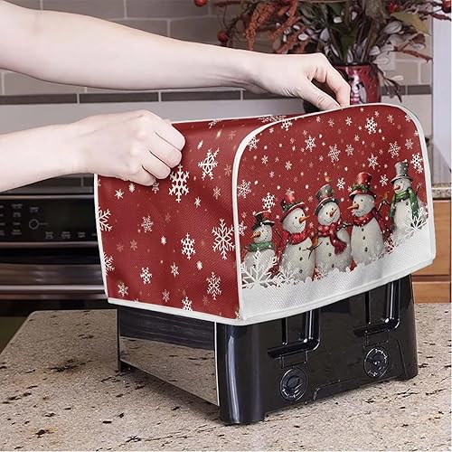 Miniatura 3 de FOR U DESIGNS Cubierta para máquina de pan con estampado de girasoles amarillos, cubierta para horno tostadora, cubierta duradera para hacer pan,