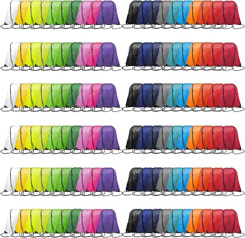 120pcs 20color Drawstring Bags Bulk, Drawstring Backpack Bulk DrawstringBags Draw String Bags Pack Bulk Draw String Back Bag String Backpack GymDrawstring Bags DrawstringBackpack