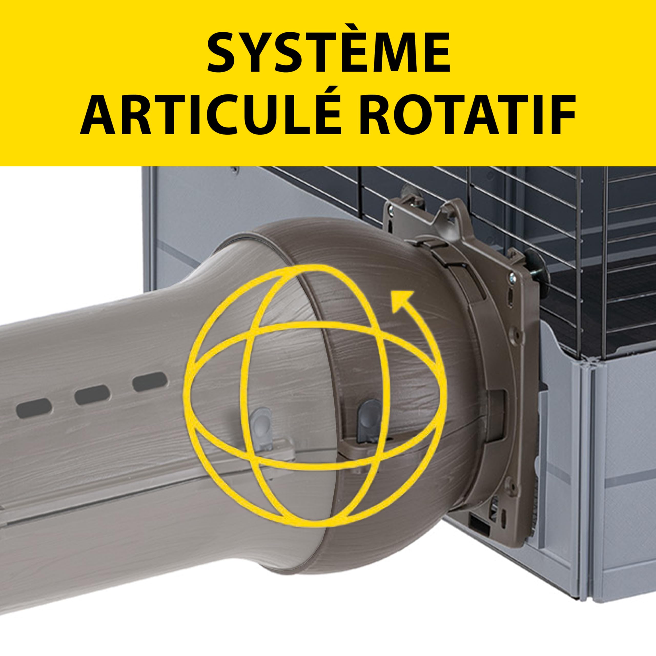Ferplast Kit de 2 raccords universels Metro' Junction pour Tunnels et habitats pour Lapins Metro' – Adaptable aux Cages et Maisons Metrò Ø27×22 cm