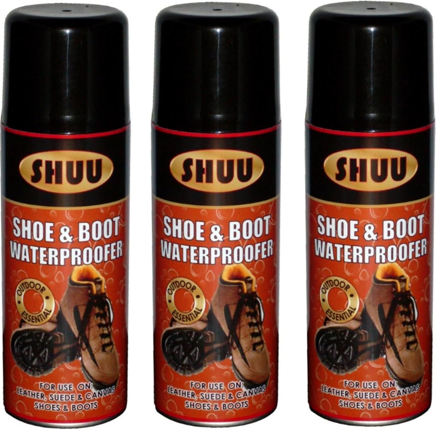 Shoe & Boot Waterproof Spray for Fabric Leather Shoes Camping Fishing