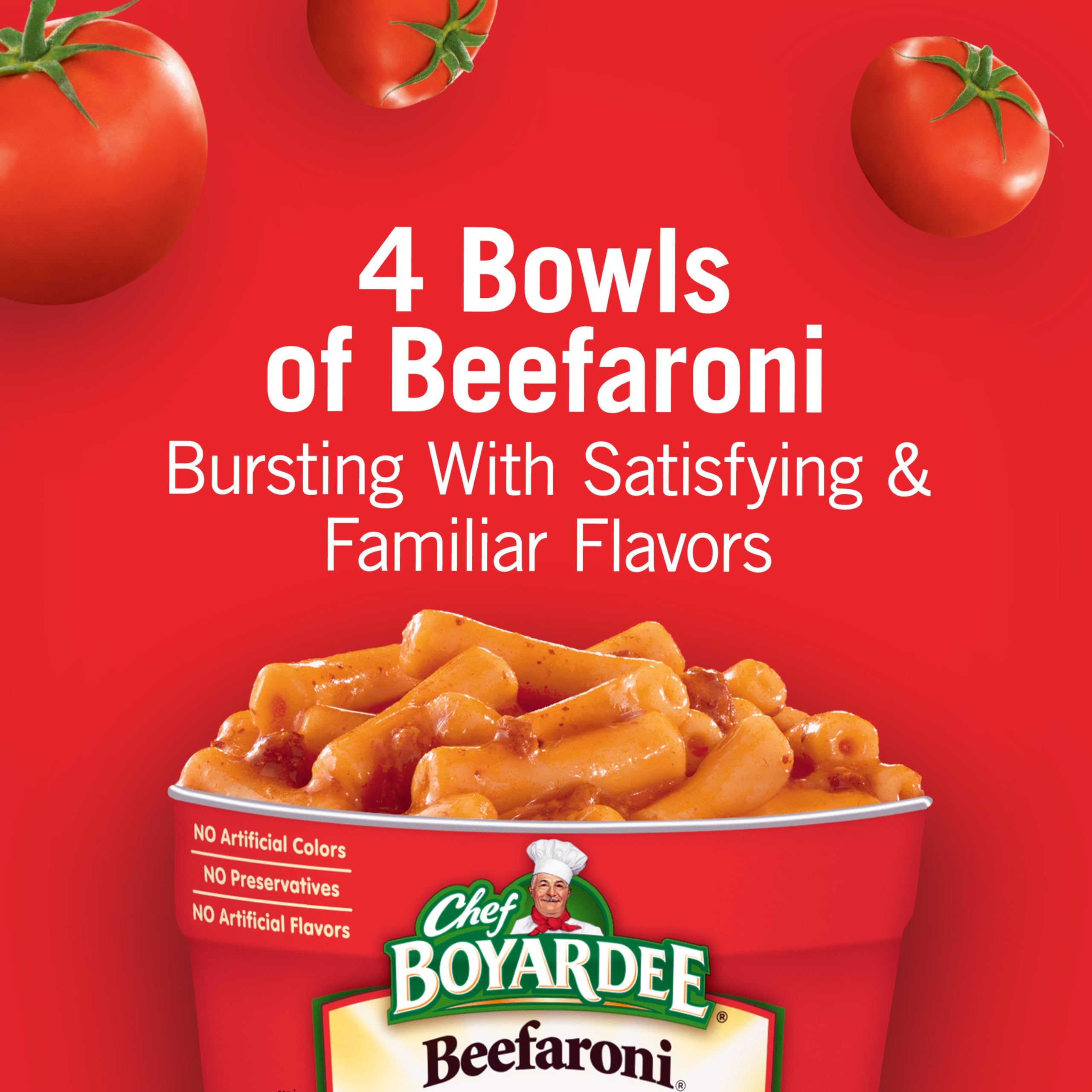 Chef Boyardee Beefaroni Microwave Meal 7 5 oz 4-Count — view 3