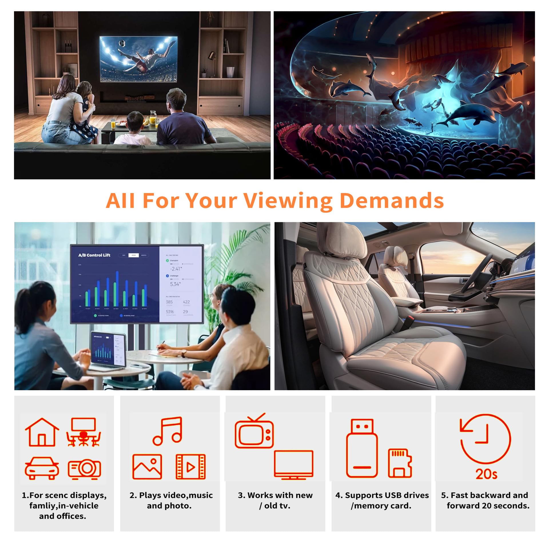 Android TV Box 13.0, Smart TV Box Android 4K con Telecomando Vocale, 4 GB di RAM, 64 GB di Rom, Doppio WiFi 2.4 E 5.8, WiFi 6, BT5.0, HDR10, Supporto Video,4gb+64gb
