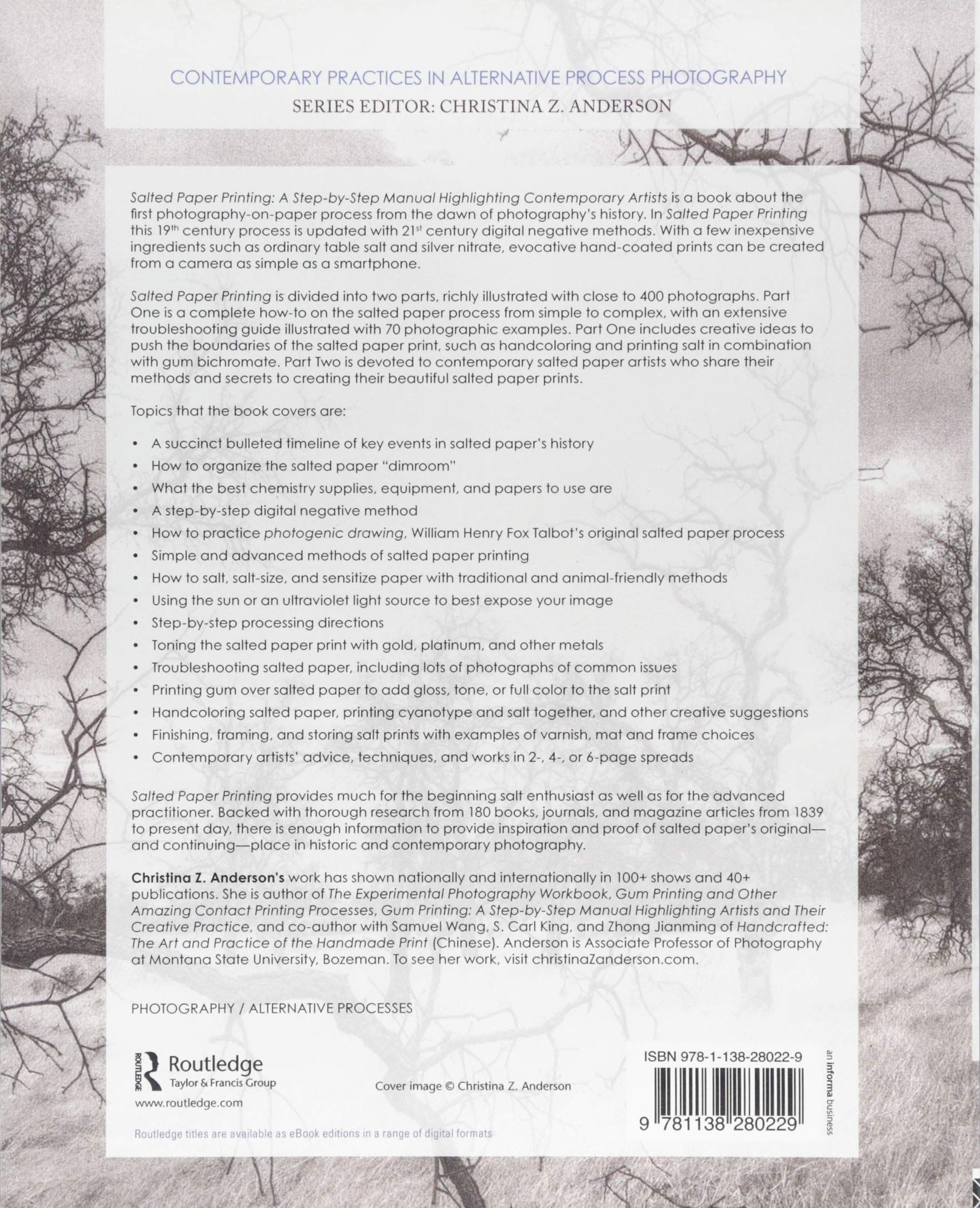 Salted Paper Printing: A Step-by-Step Manual Highlighting Contemporary Artists (Contemporary Practices in Alternative Process Photography)
