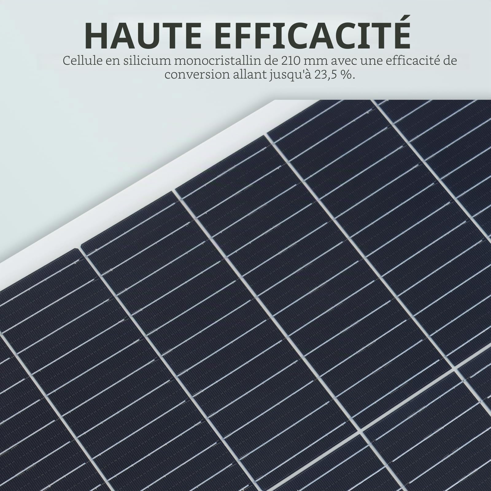 XINPUGUANG Kit Panneau Solaire Souple 100W 12V,Panneau Solaire Flexible Monocristallin pour Camping-Car, Camper, Van, Batterie 12v,Bateaux et Autres Surfaces Inégales