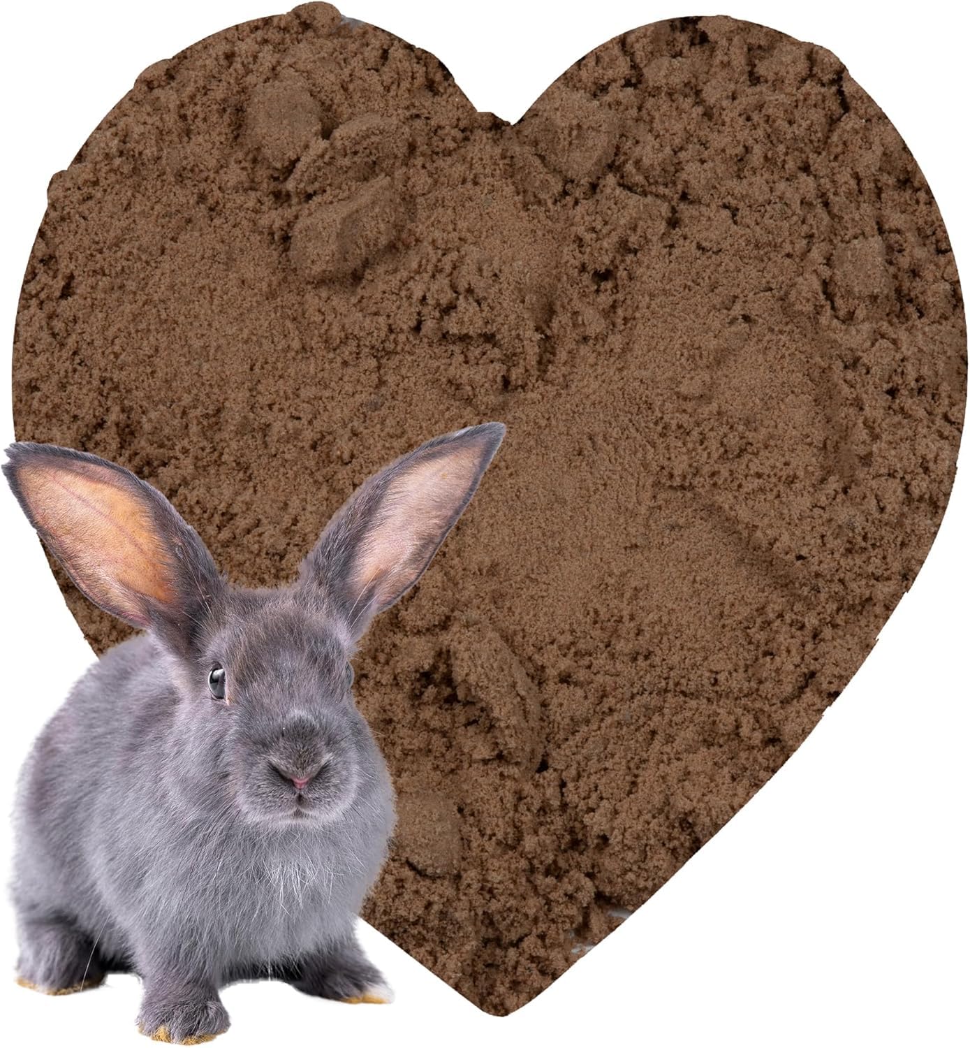 Petigi Arena para escarbar para conejos, 25 kg, para cajas de arena de conejos, liebres, chinchillas, adecuada para patas sensibles, libre de aditivos químicos y contaminantes, sin arcilla