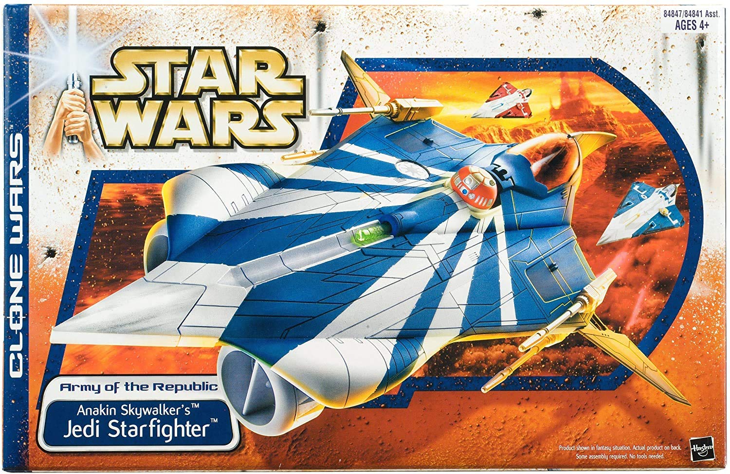 Amazon.com: Hasbro Star Wars Clone Wars Starfighter Vehicle