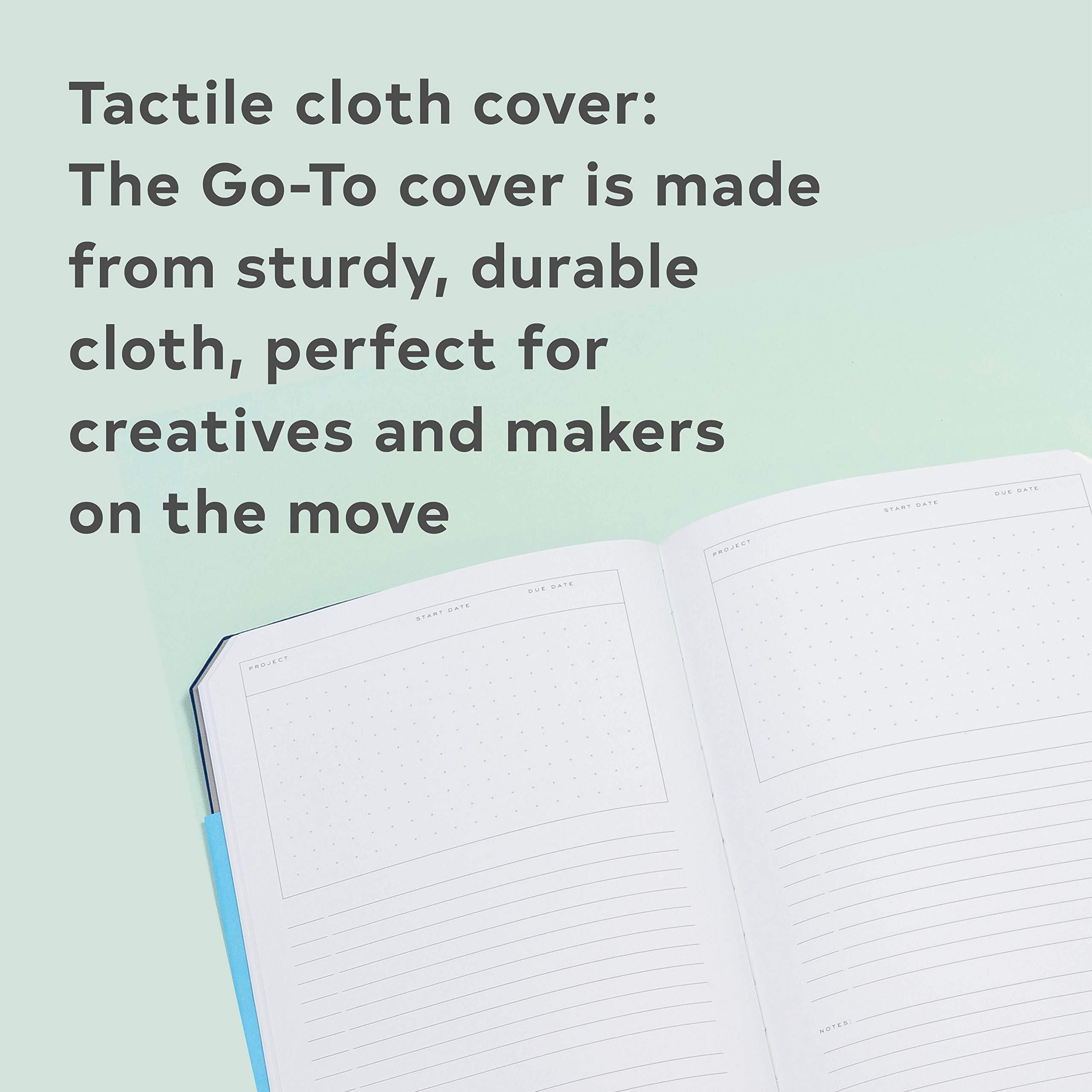Go-To Notebook: Midnight Blue Lined - with Mohawk Paper