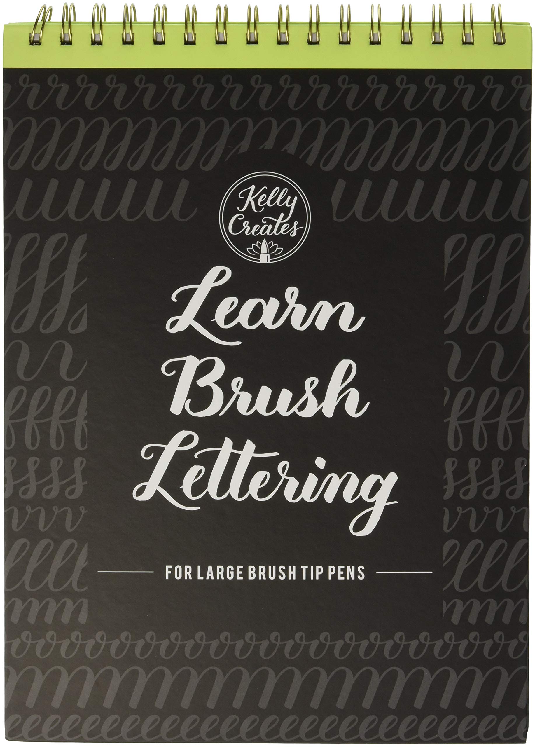 American Crafts AMC Kelly Creates Paper Pad Lg Brush Workbook