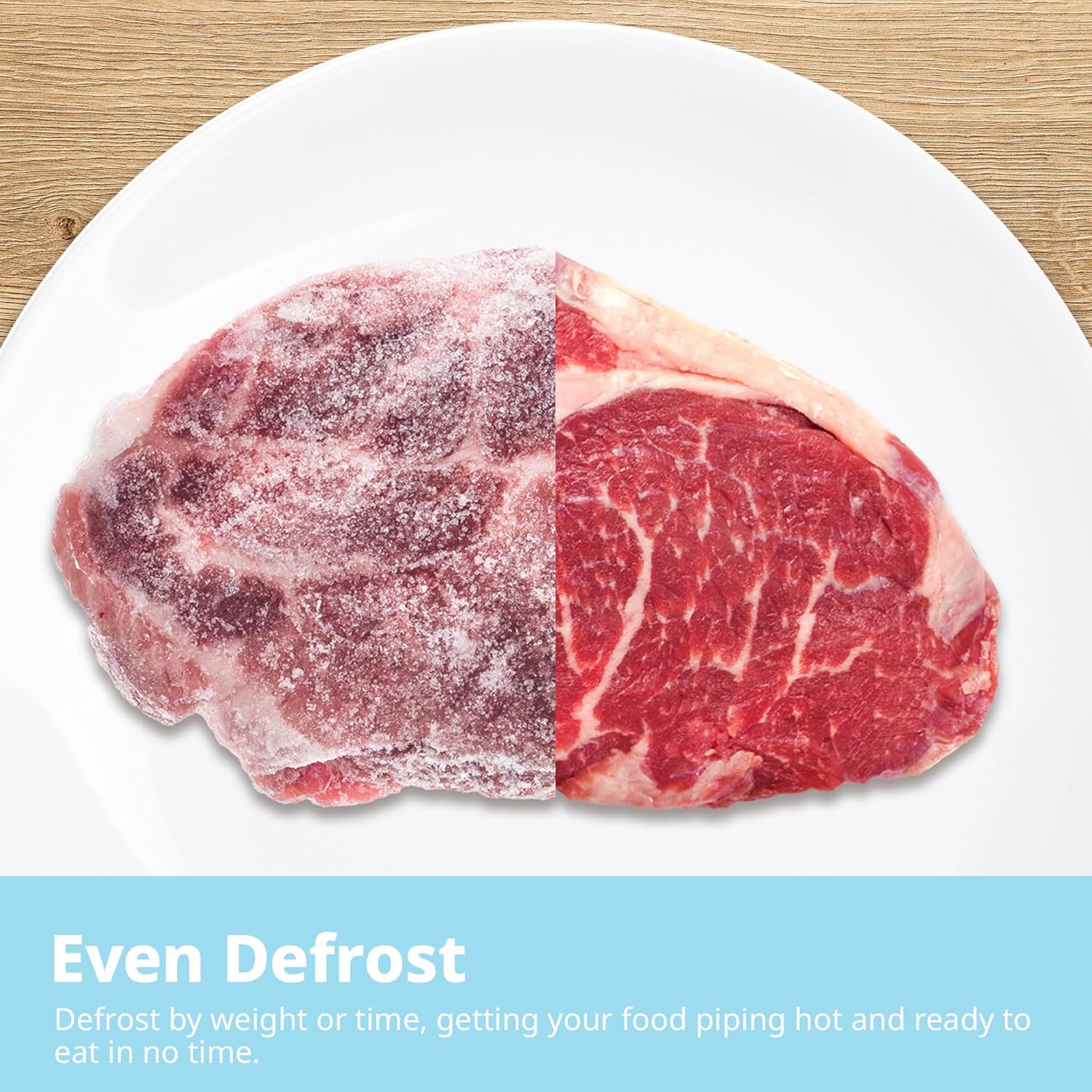 COMFEE' COMFEE' 20L Compact Microwave, 700W Black Solo Manual Microwave with Inverter 20… thumbnail 8