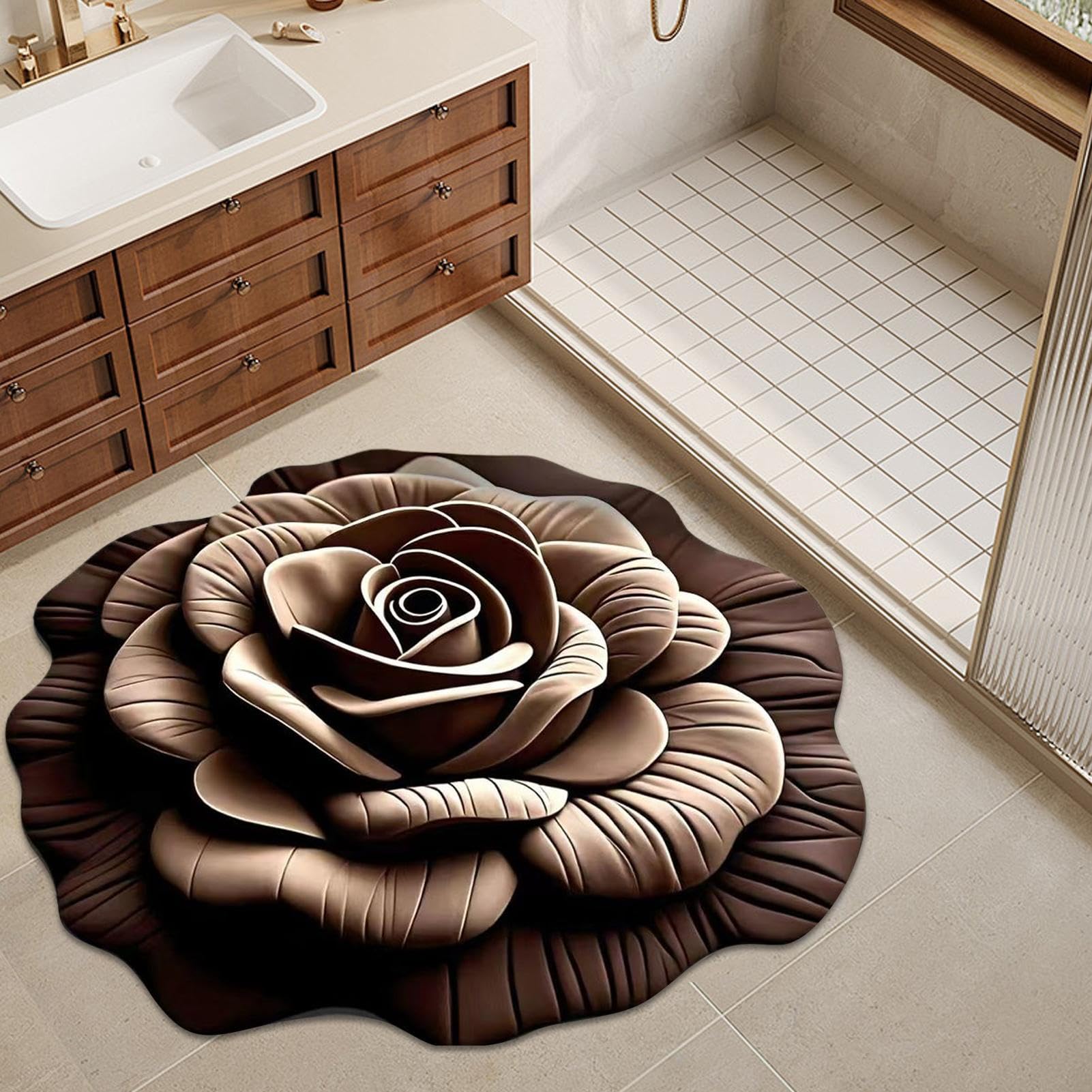 Alfombras De Ducha Para Baño Alfombrilla Absorbente para Cuarto de Baño | Felpudo Reutilizable para Entrada Pasillos Puertas