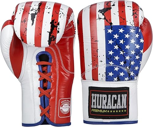 Miniatura 2 de Guantes de boxeo para hombres y mujeres  Guantes de boxeo con cordones para entrenamiento, kickboxing, MMA y Muay Thai  Cuero  Estados Unidos  16 oz