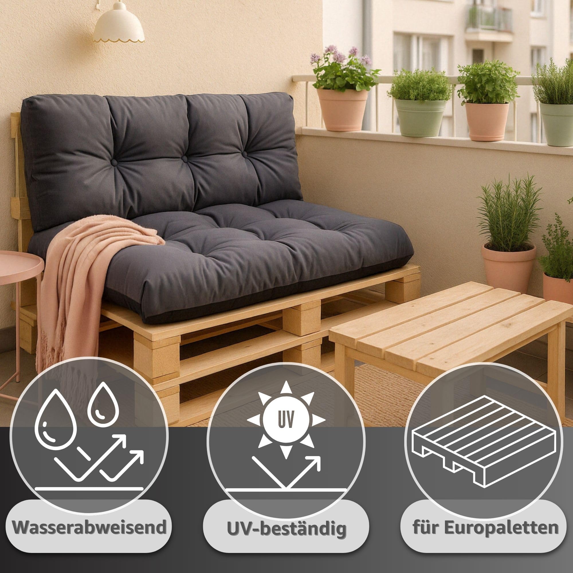 Bancali Cuscineria Per Pallet Set Cuscini Cuscini Per Bancali Da