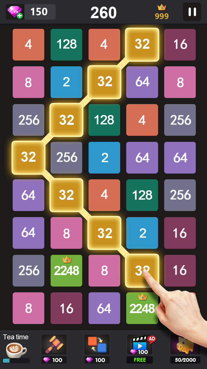 2248-2048 puzzle games-Amazonアプリストアのアプリ