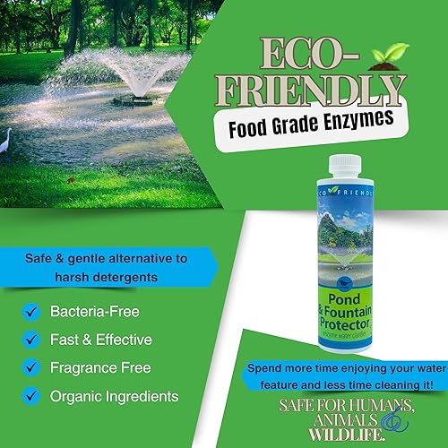Miniatura 3 de CareFree Enzymes 95562 - Protector de fuente para estanque, claridad de agua