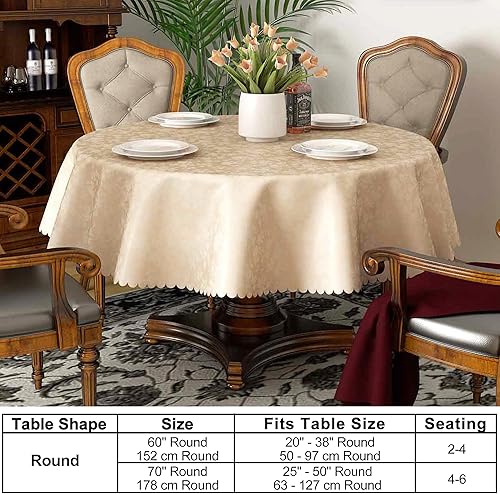 Miniatura 6 de Smiry - Mantel de vinilo resistente al agua, a prueba de manchas, resistente al aceite, mantel para cocina y comedor