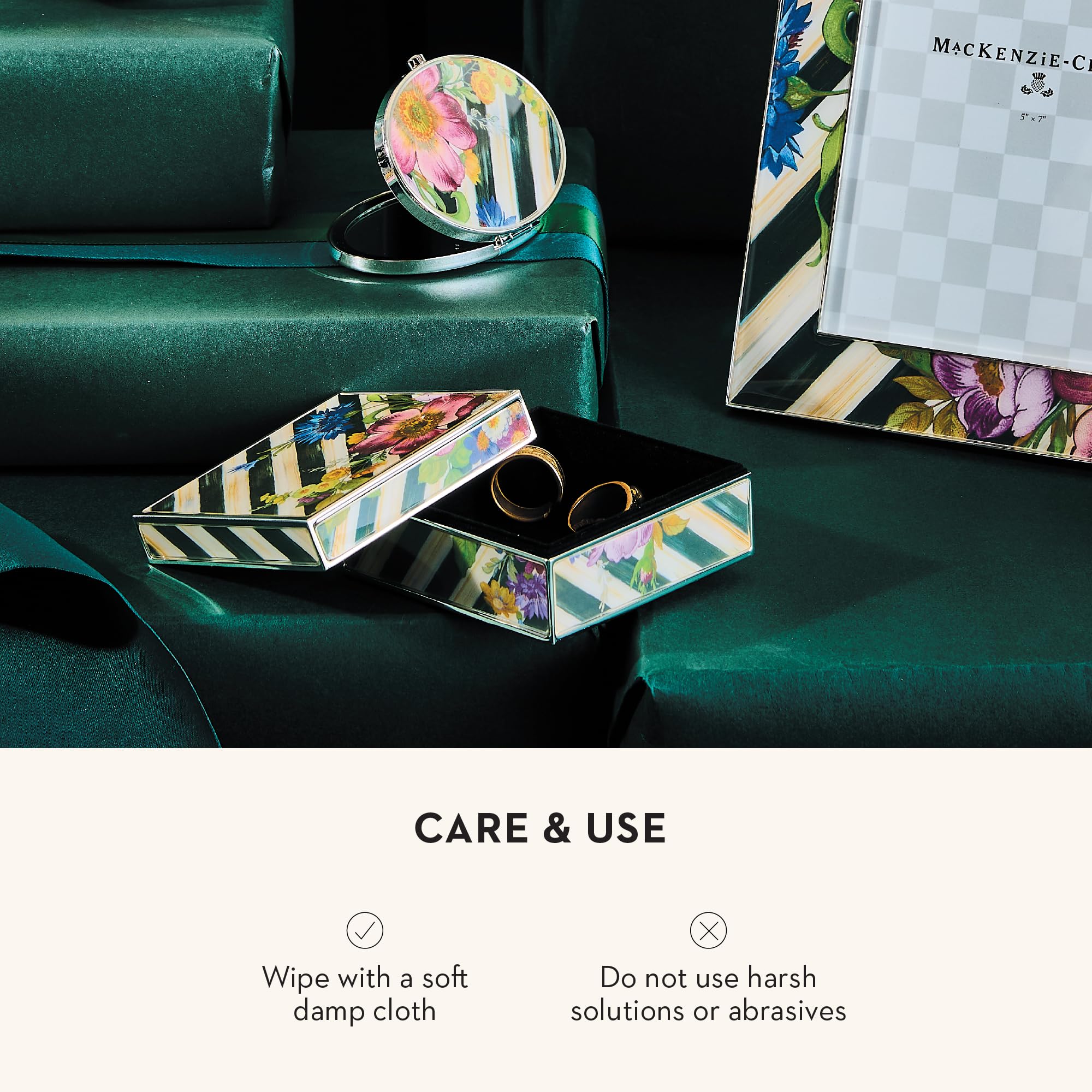 Amazon.com: MACKENZIE-CHILDS Silver-Plated Trinket Box