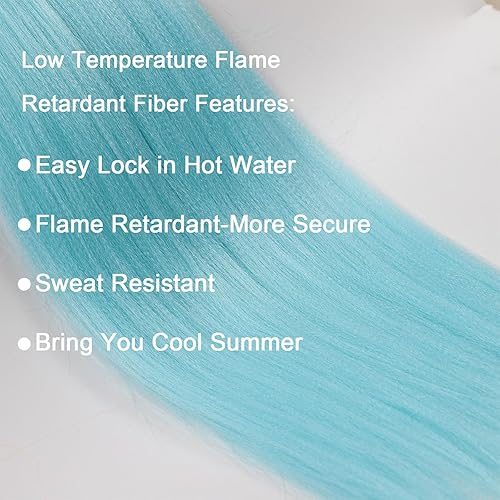 Miniatura 6 de Cabello trenzado colorido preestirado, trenzas de color Kanekalon, cabello trenzado de 26 pulgadas, cabello trenzado preestirado, pelo trenzado