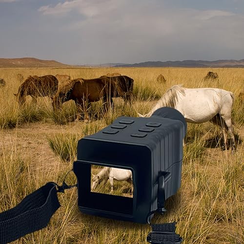 Vista 2 de NV3000 Monocular digital de visión nocturna con tarjeta de 32 GB, 4k ultra claro 36MP a todo color 7 niveles 5X zoom digital infrarrojo detección