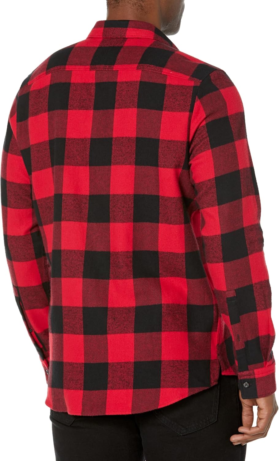 HUGO Men's Relaxed Fit Checked Pattern Flannel Button Down Shirt - Image 2