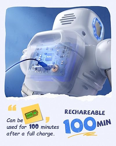 Miniatura 7 de Ruko Robots inteligentes 1088 para niños robot RC interactivo programable grande con control de voz control de aplicación regalo para niños y niñas