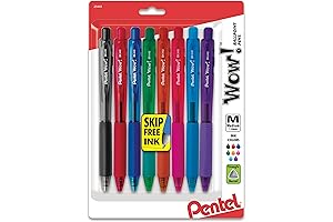 Pentel Color Shades Retractable Ballpoint Pens for Vibrant Writing