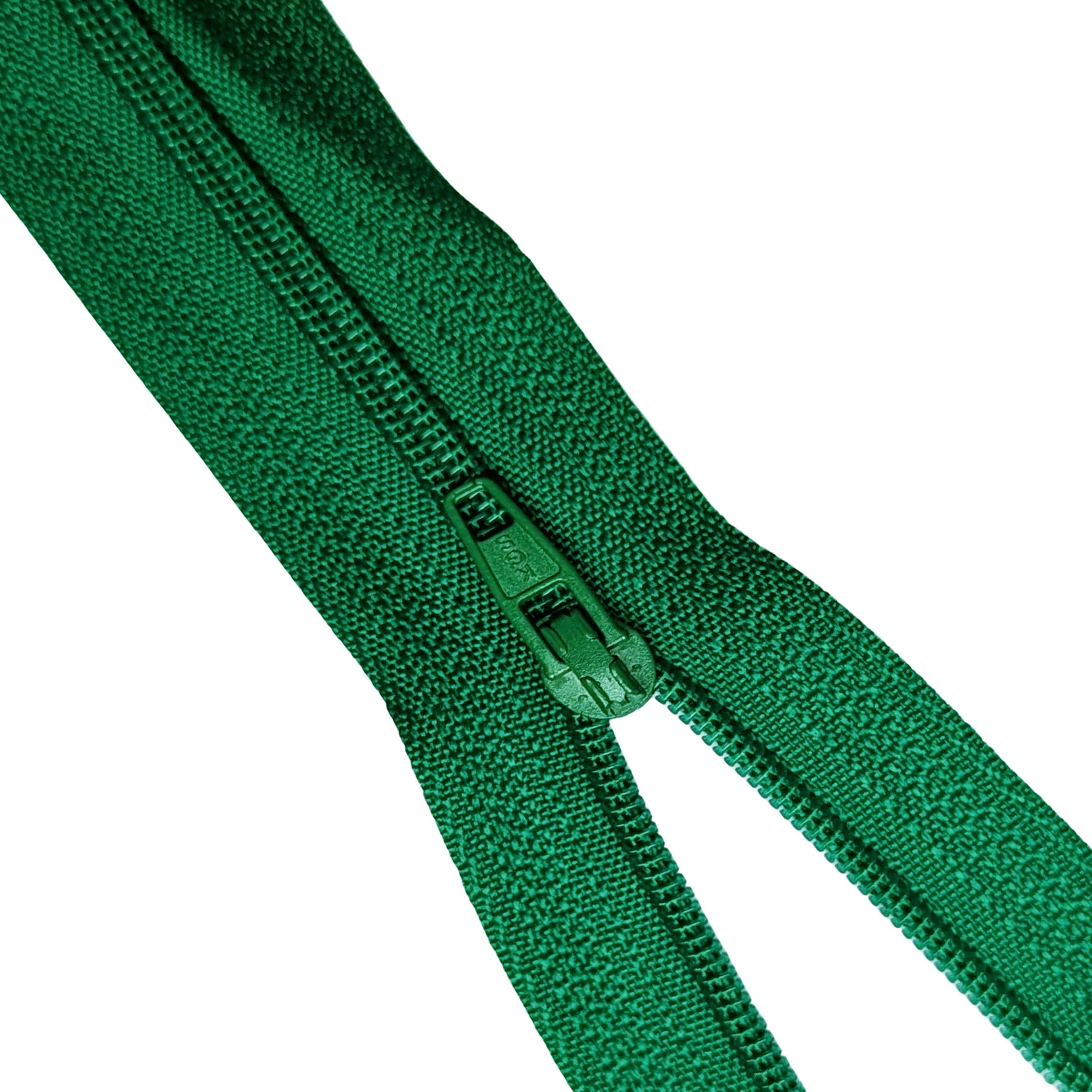 KGS Zippers for Sewing Crafts, Forest Green, 9 Inch (20 Pieces) - Image 2