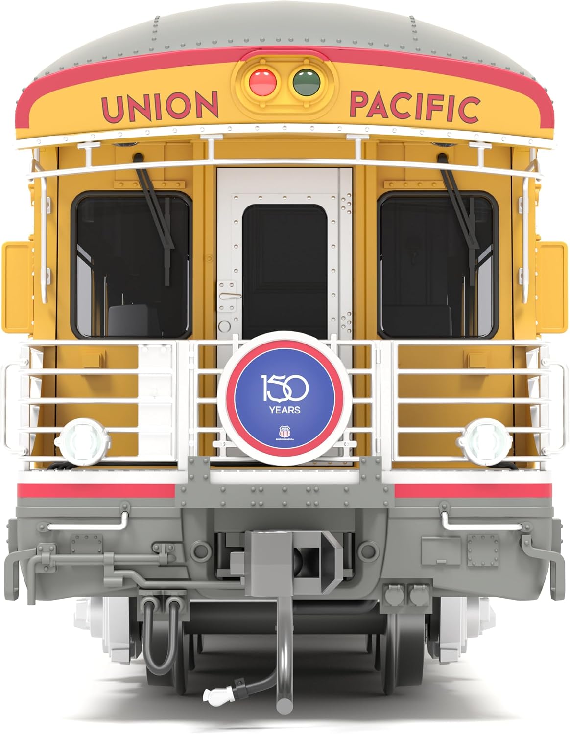 Broadway Limited 9593 Union Pacific Business Car, UP #101 "Lone Star, Blue 150 Years Drumhead, HO Scale