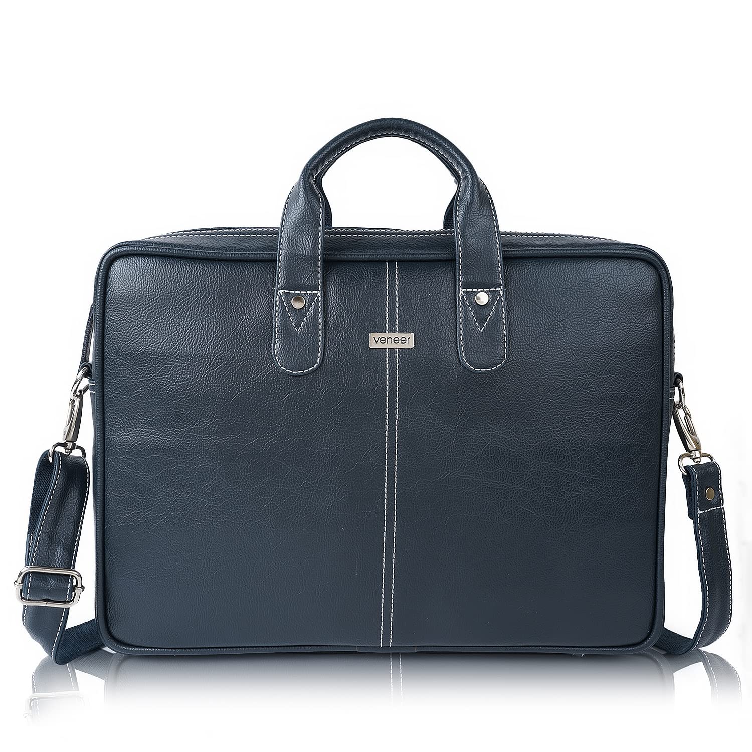 veneer Synthetic Leather Laptop Bag 15.6 Inch, Business Briefcase,Water Resistant Messenger Shoulder Bag Durable Office Bag For Unisex-picture-49