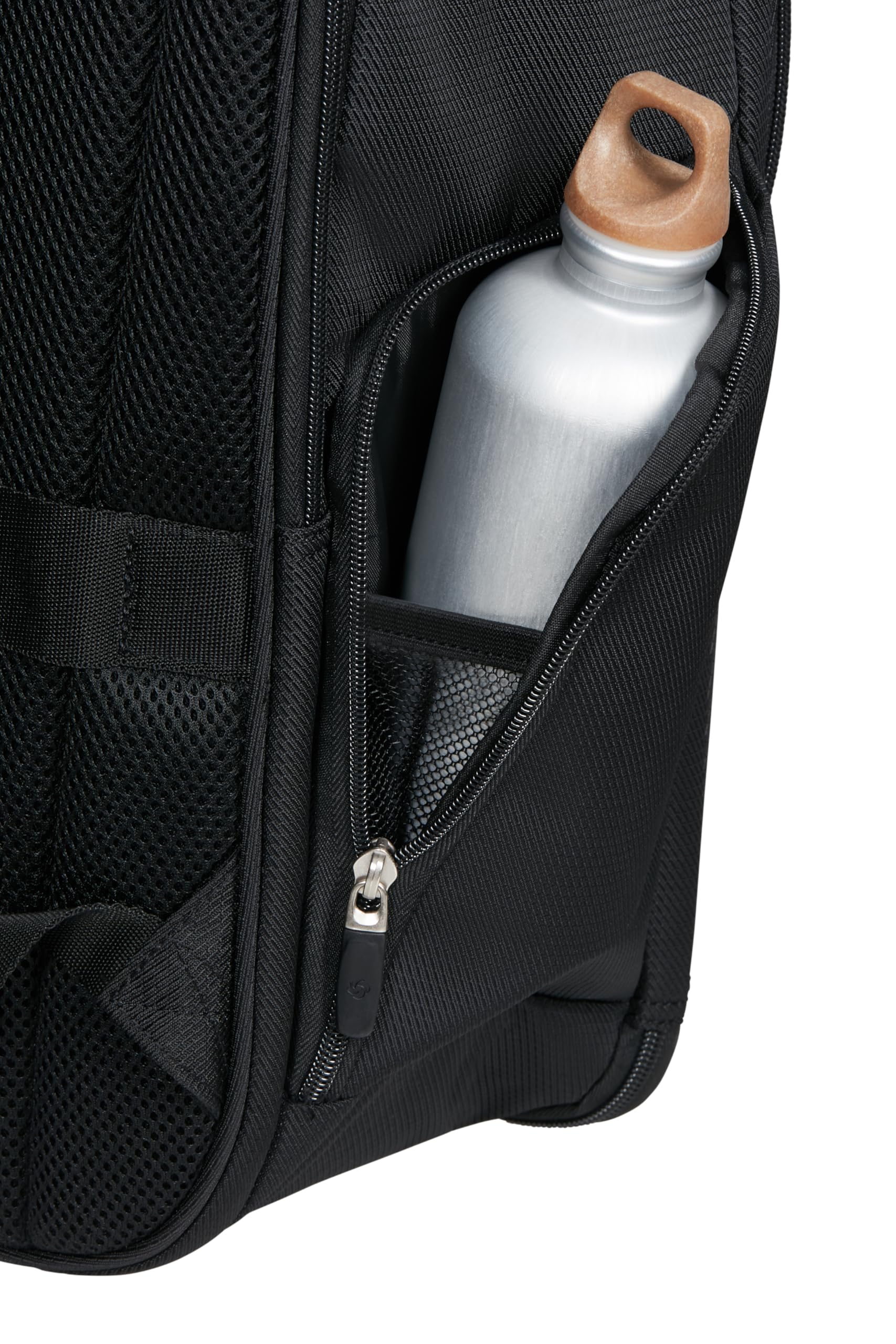 Samsonite Spark SNG Eco - Zaino Cabina 40x30x20 cm - Bagaglio a Mano per Ryanair, Wizz Air & Vueling, Borsa Sottosedile con Scomparto Laptop 15.6", 26 L, 0.80 KG, Nero