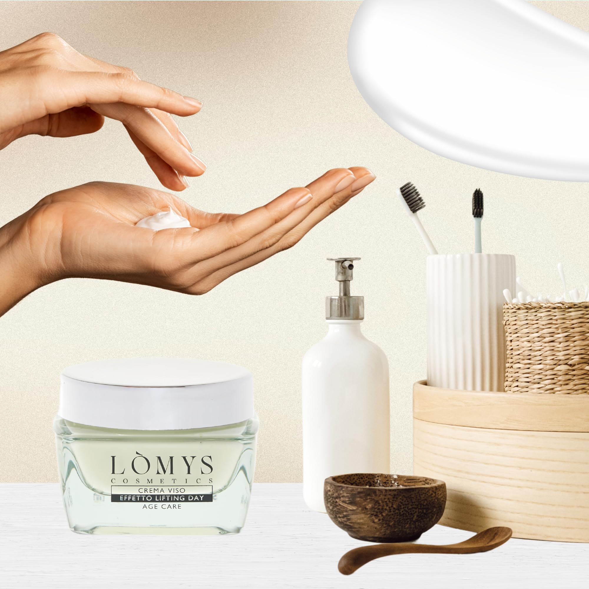 Crema Viso Antirughe Idratante con Effetto Lifting - Trattamento Giorno e Notte con Acido Ialuronico - Riduce Rughe e Segni del Tempo - Crema Anti-Età per Donna e Uomo - 50ml (Confezione da 2)