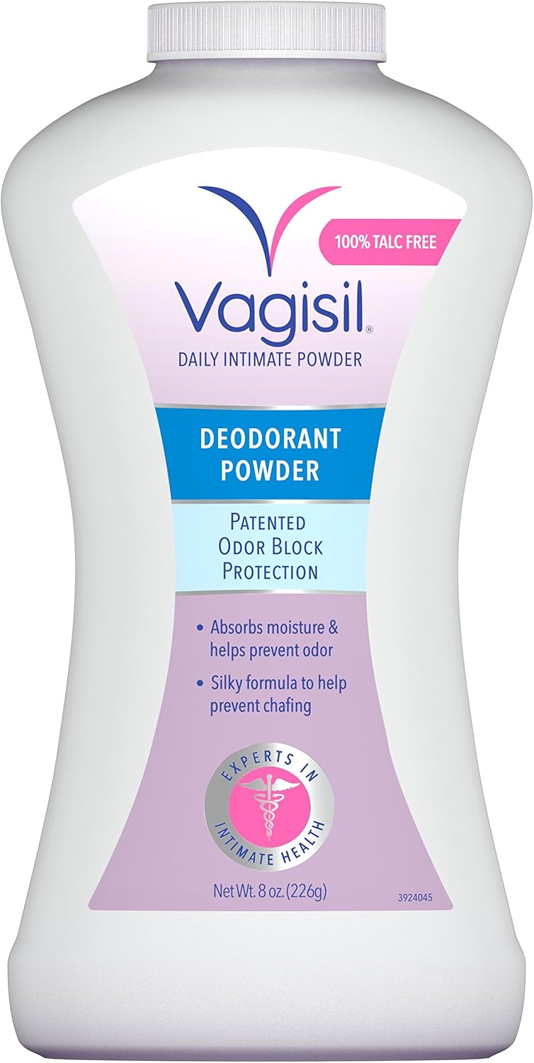 Vagisil Deodorant Powder, Odor Block, 8 Ounce : Health & Household