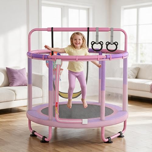 CZCPAPY Cama elástica para niños, cama elástica para niños al aire libre, interior y exterior