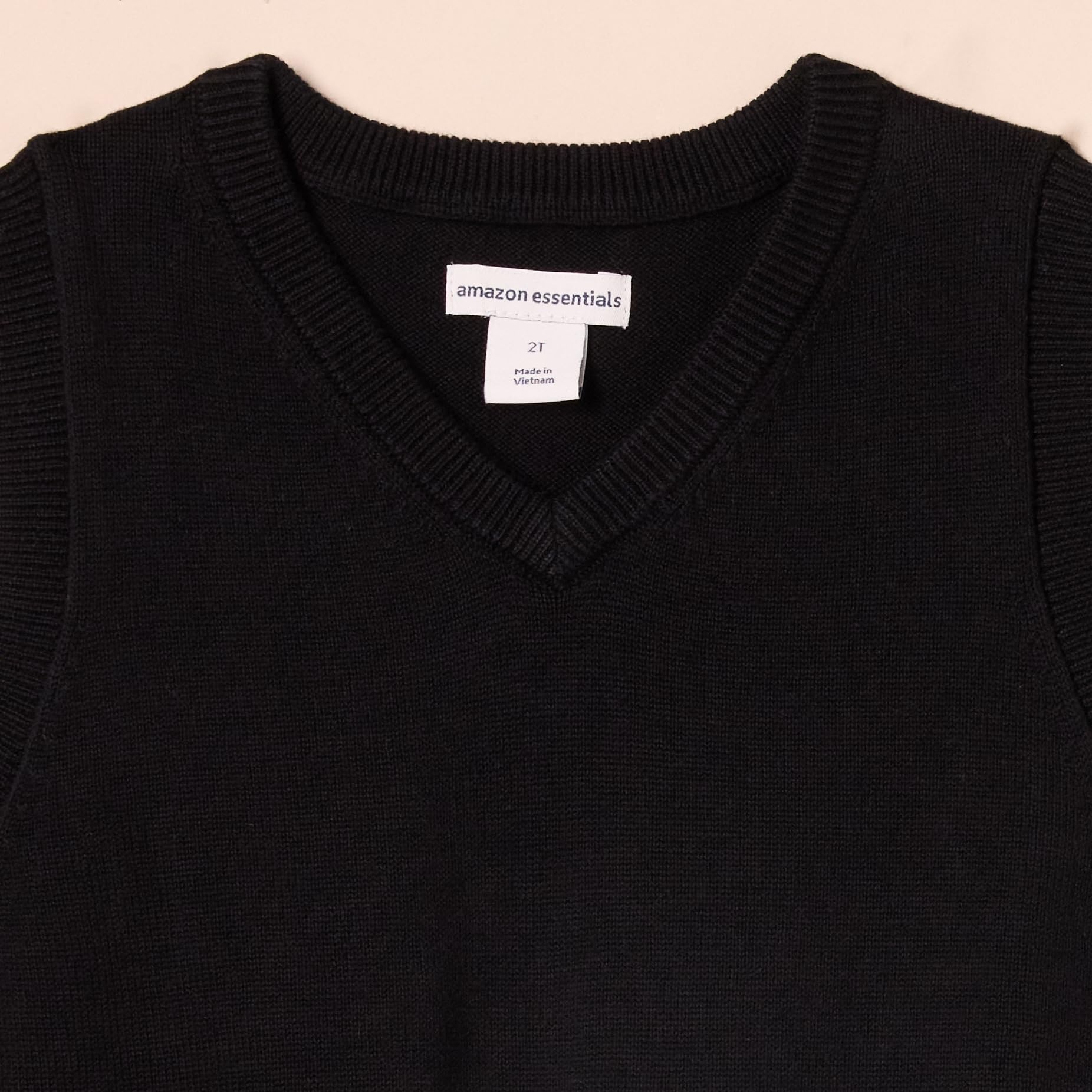 Amazon Essentials Niños Chaleco de Cuello en V de Algodón para Uniforme